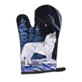 thumbnail image 1 of Starry Night Siberian Husky Oven Mitt, 1 of 7