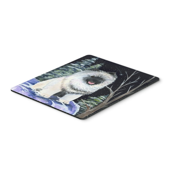 Carolines Treasures SS8404MP Starry Night Keeshond Mouse Pad Hot Pad or Trivet Large multicolor