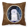thumbnail image 1 of Carolines Treasures SS8406PW1414 Starry Night Old English Sheepdog Fabric Decorative Pillow, 14Hx14W, multicolor, 1 of 4