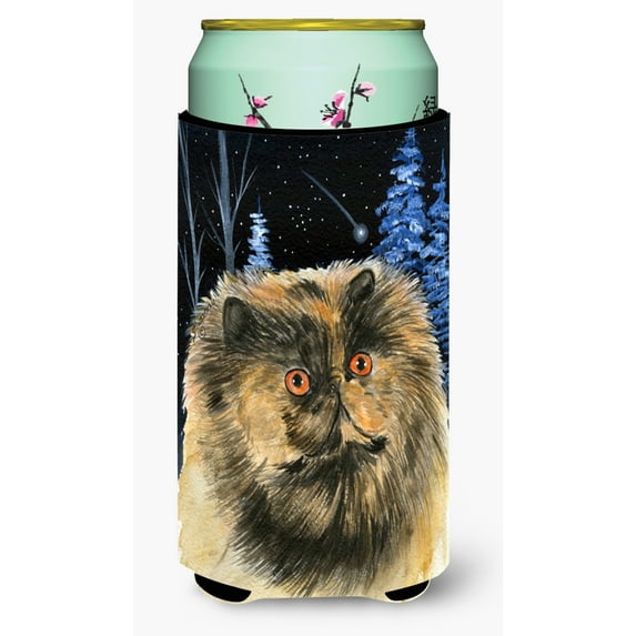 Carolines Treasures SS8408TBC Starry Night Cat - Persian Tall Boy Hugger Tall Boy multicolor