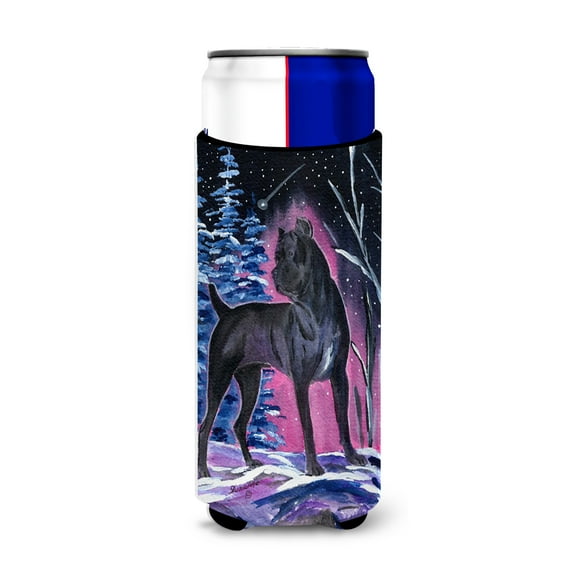 Carolines Treasures SS8410MUK Starry Night Cane Corso Ultra Hugger for slim cans Slim Can multicolor