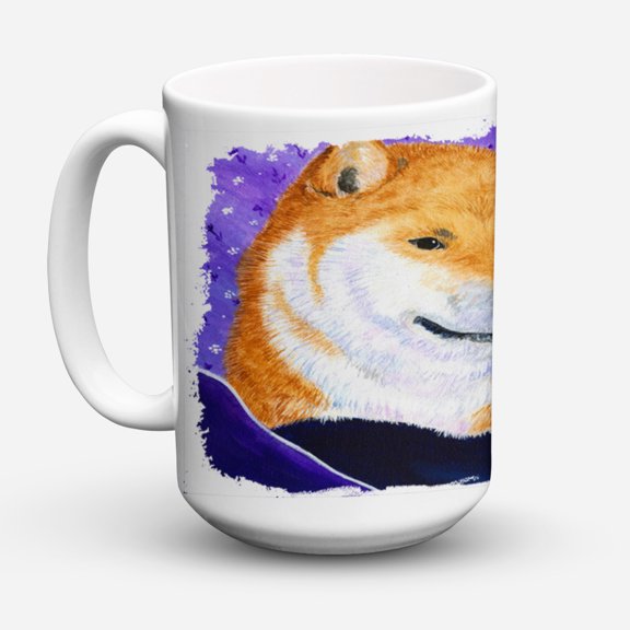 Carolines Treasures SS8417CM15 Shiba Inu Coffee Mug 15 oz 15 ounce multicolor