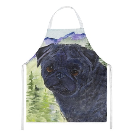 Carolines Treasures SS8420APRON Pug Apron Large multicolor