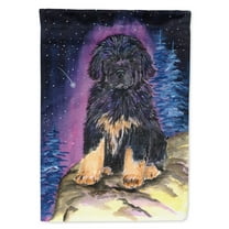Carolines Treasures SS8440-FLAG-PARENT Starry Night Tibetan Mastiff Flag multicolor