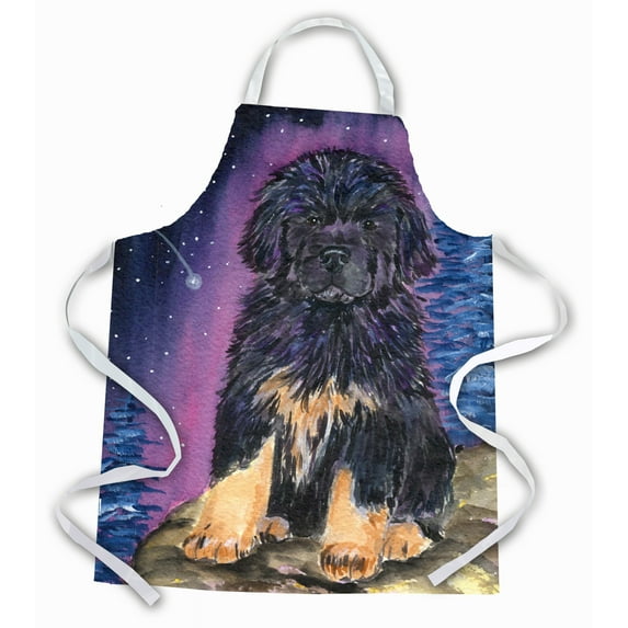 Carolines Treasures SS8440APRON Starry Night Tibetan Mastiff Apron Large multicolor