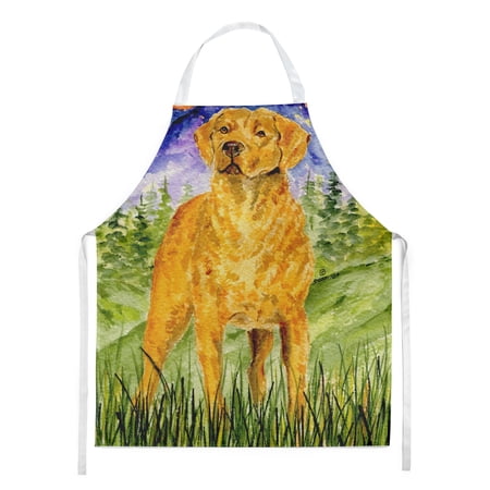 Carolines Treasures SS8449APRON Chesapeake Bay Retriever Apron Large multicolor