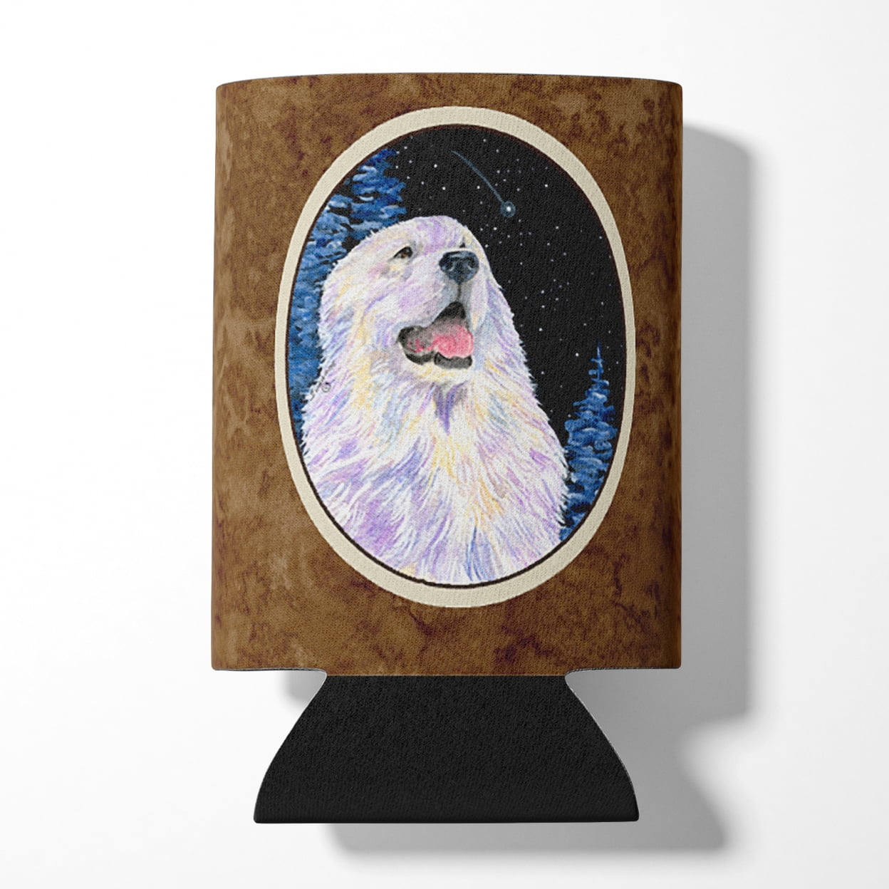 Carolines Treasures SS8466CC Starry Night Great Pyrenees Can or Bottle Hugger Can Hugger multicolor