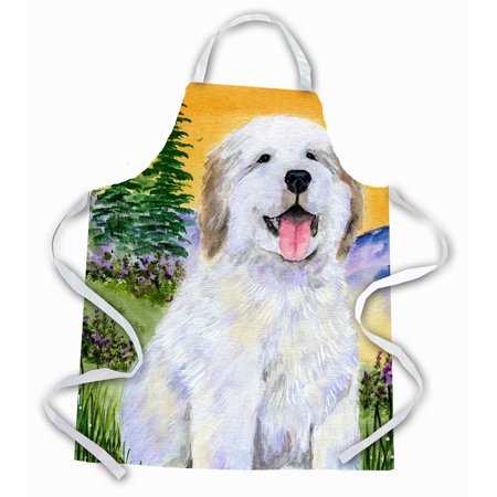 Carolines Treasures SS8469APRON Great Pyrenees Apron Large multicolor