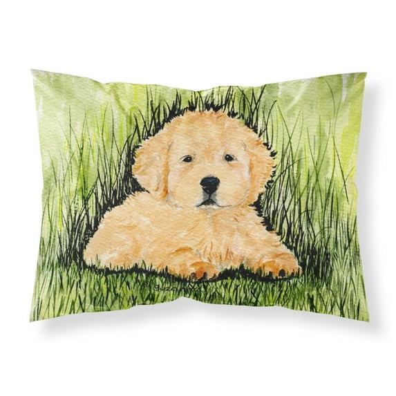 Carolines Treasures SS8476PILLOWCASE Golden Retriever Fabric Standard Pillowcase Standard multicolor