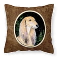 thumbnail image 1 of Carolines Treasures SS8485PW1414 Starry Night Saluki Fabric Decorative Pillow, 14Hx14W, multicolor, 1 of 4