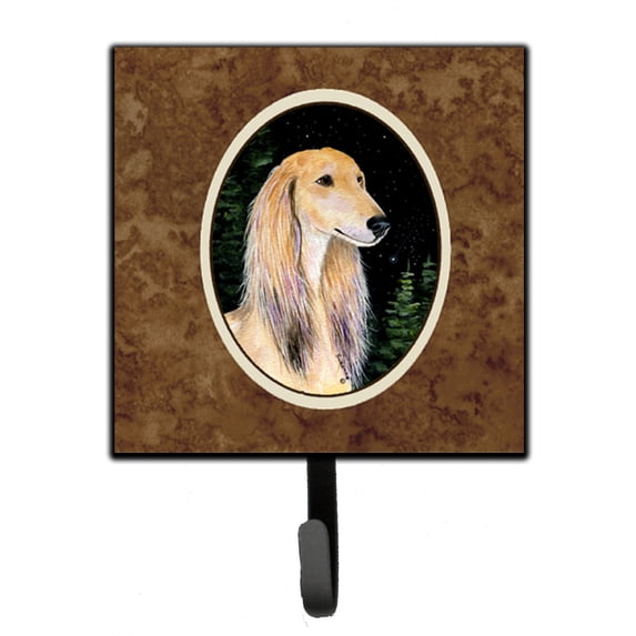 Carolines Treasures SS8485SH4 Starry Night Saluki Leash or Key Holder 7Hx4.25W multicolor