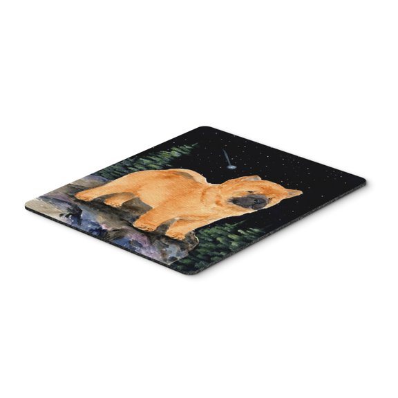 Carolines Treasures SS8488MP Starry Night Chow Chow Mouse Pad Hot Pad or Trivet Large multicolor