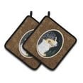 thumbnail image 1 of Starry Night Bernese Mountain Dog Pair of Pot Holders, 1 of 2