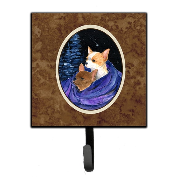 Carolines Treasures SS8513SH4 Starry Night Chihuahua Leash or Key Holder 7Hx4.25W multicolor