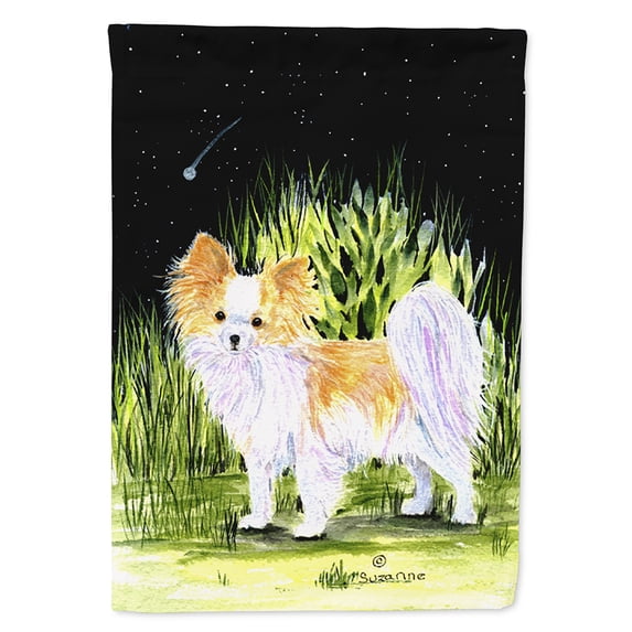 Carolines Treasures SS8516-FLAG-PARENT Starry Night Chihuahua Flag multicolor