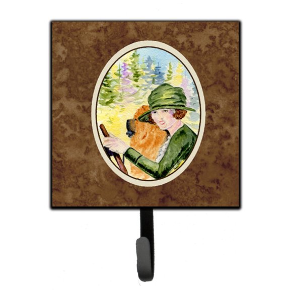 Carolines Treasures SS8527SH4 4.25 x 6 in. Lady Driving with Her Chow Chow Leash Or Key Hook