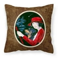 thumbnail image 1 of Carolines Treasures SS8551PW1414 Lady driving with her Rottweiler Fabric Decorative Pillow, 14Hx14W, multicolor, 1 of 4
