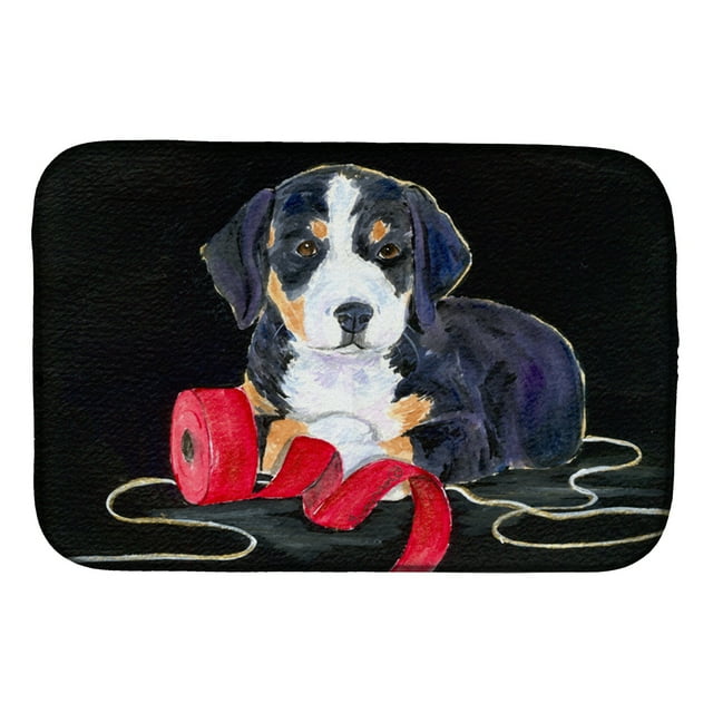 Carolines Treasures SS8566DDM Entlebucher Mountain Dog Dish Drying Mat 14 x 21" multicolor