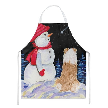 Carolines Treasures SS8573APRON Australian Shepherd Apron Large multicolor