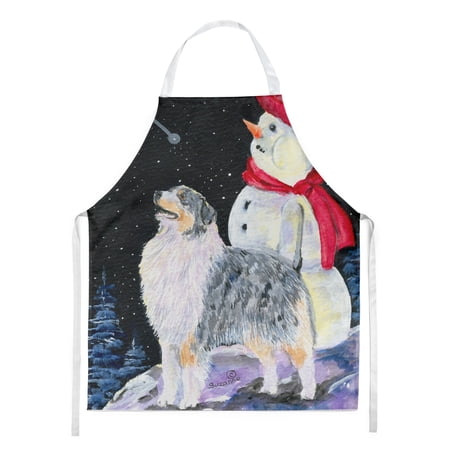 Carolines Treasures SS8574APRON Australian Shepherd Apron Large multicolor