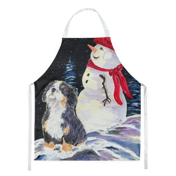 Carolines Treasures SS8575APRON Bernese Mountain Dog Apron Large multicolor