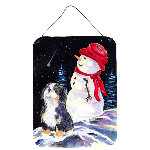 Caroline's Treasures SS8575DS1216 Bernese Mountain Dog Wall or Door Hanging Prints, 12x16, multicolor