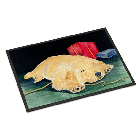 Carolines Treasures SS8576JMAT Golden Retriever Doormat 24x36 36"L x 24"W multicolor