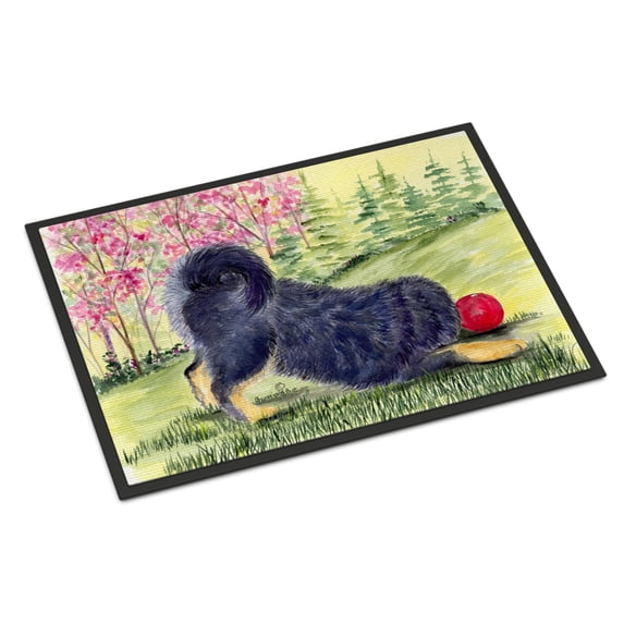 Carolines Treasures SS8612MAT Tibetan Mastiff Doormat 18x27 27"L x 18"W multicolor