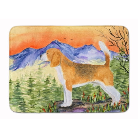 Carolines Treasures SS8615RUG Beagle Machine Washable Memory Foam Mat 19 X 27" multicolor