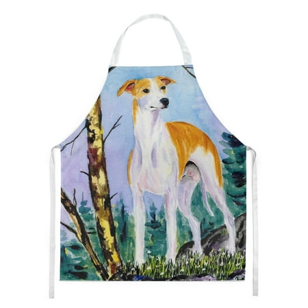 Carolines Treasures SS8662APRON Whippet Apron Large multicolor