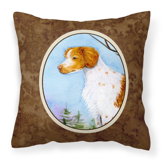 Carolines Treasures SS8663PW1414 Setter Fabric Decorative Pillow, 14Hx14W, multicolor