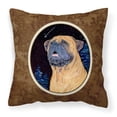 thumbnail image 1 of Carolines Treasures SS8672PW1414 Bullmastiff Fabric Decorative Pillow, 14Hx14W, multicolor, 1 of 4