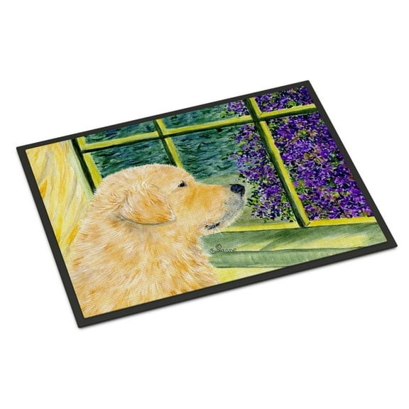 Carolines Treasures SS8680MAT Golden Retriever Doormat 18x27 27"L x 18"W multicolor