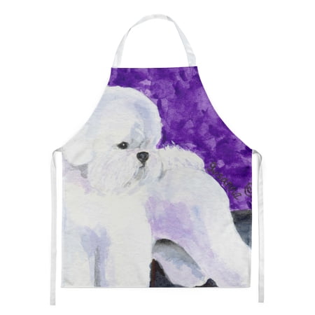 Carolines Treasures SS8692APRON Bichon Frise Apron Large multicolor