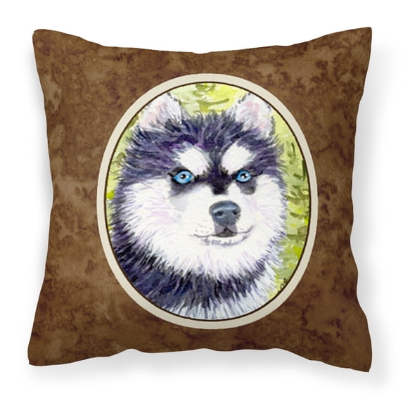 Carolines Treasures SS8695PW1414 Klee Kai Fabric Decorative Pillow, 14Hx14W, multicolor
