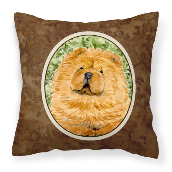 Carolines Treasures SS8709PW1414 Chow Chow Fabric Decorative Pillow, 14Hx14W, multicolor