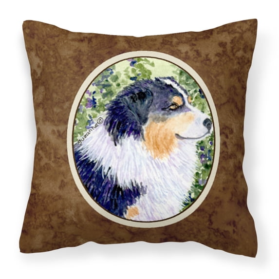 Australian Shepherd Fabric Decorative Pillow