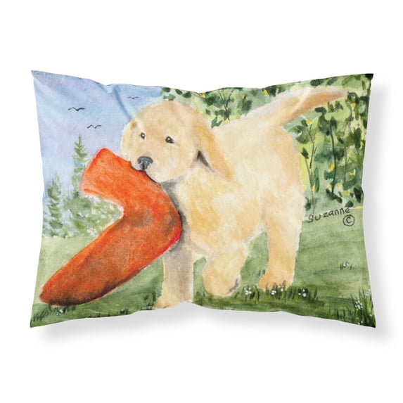 Carolines Treasures SS8762PILLOWCASE Golden Retriever Fabric Standard Pillowcase Standard multicolor