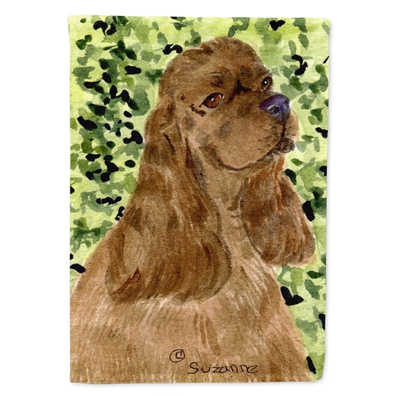 Caroline's Treasures SS8807-FLAG-PARENT Cocker Spaniel Flag, , multicolor