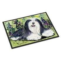 Carolines Treasures SS8816JMAT Bearded Collie Doormat 24x36 36"L x 24"W multicolor