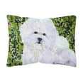 thumbnail image 1 of Carolines Treasures SS8817PW1216 Bichon Frise Indoor & Outdoor Decorative Fabric Pillow - 12 x 16 in., 1 of 3