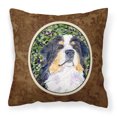 thumbnail image 1 of Carolines Treasures SS8830PW1414 Bernese Mountain Dog Fabric Decorative Pillow, 14Hx14W, multicolor, 1 of 2