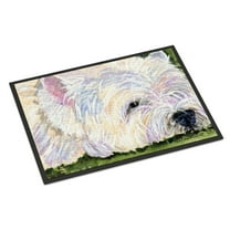 Carolines Treasures SS8831JMAT Westie Doormat 24x36 36"L x 24"W multicolor