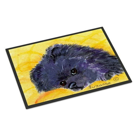 Carolines Treasures SS8839MAT Pomeranian Doormat 18x27 27"L x 18"W multicolor