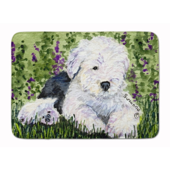 Carolines Treasures SS8840RUG Old English Sheepdog Machine Washable Memory Foam Mat 19 X 27" multicolor