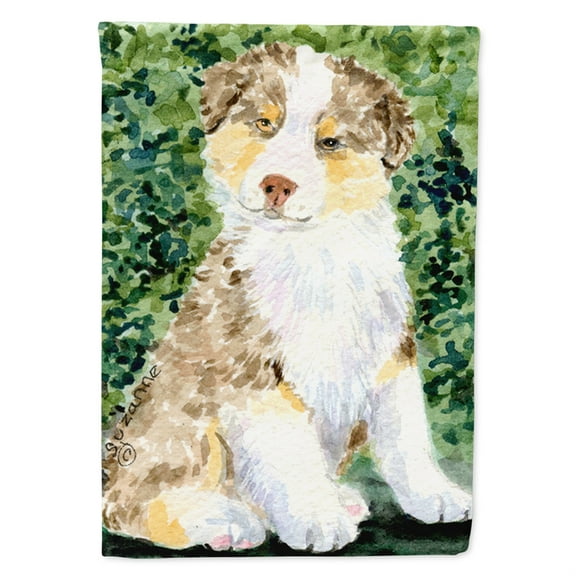 Australian Shepherd Flag Canvas House Size
