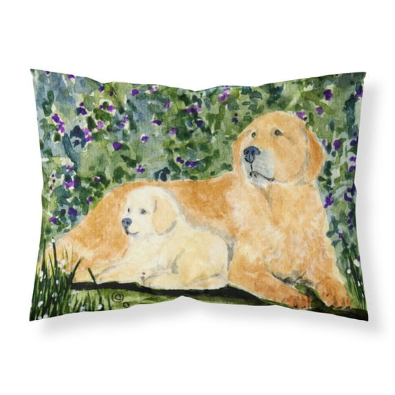Carolines Treasures SS8852PILLOWCASE Golden Retriever Fabric Standard Pillowcase Standard multicolor