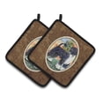 thumbnail image 1 of Carolines Treasures SS8855PTHD Portuguese Water Dog Pair of Pot Holders, 7.5HX7.5W, multicolor, 1 of 2