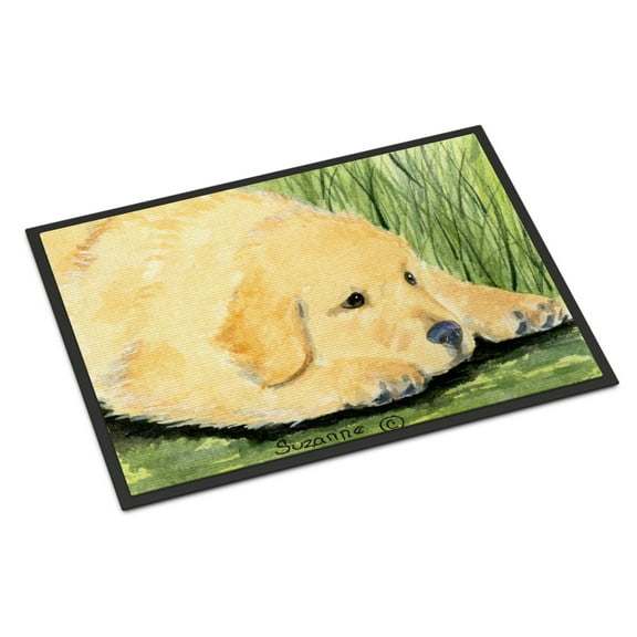 Carolines Treasures SS8864JMAT Golden Retriever Doormat 24x36 36"L x 24"W multicolor