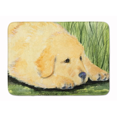 Carolines Treasures SS8864RUG Golden Retriever Machine Washable Memory Foam Mat